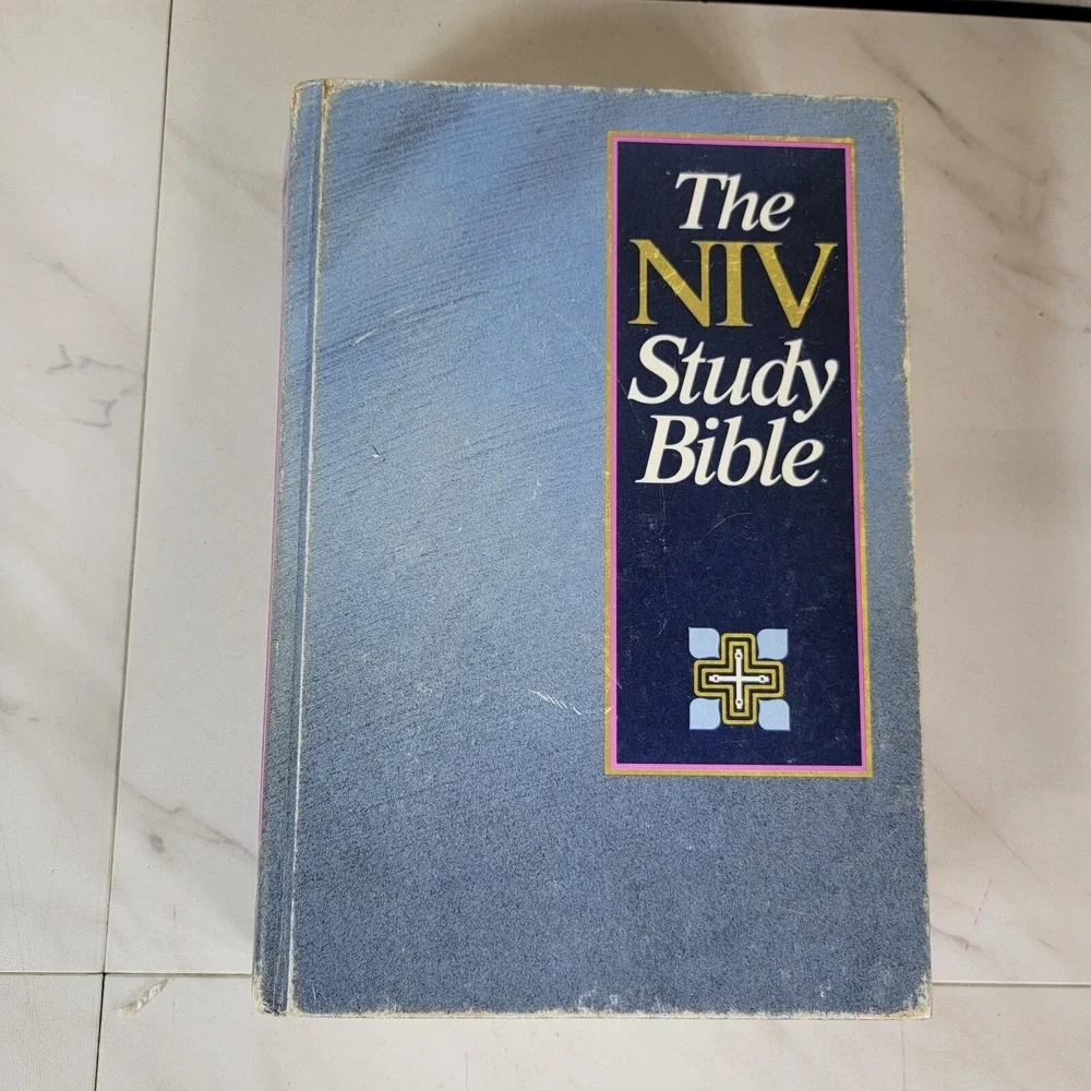 The NIV Study‎ Bible New International Version Zondervan (1985, Hardcover)
